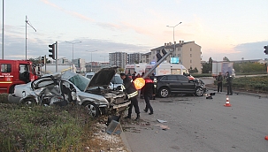 Sivas'ta trafik kazası: 1 ölü 4 yaralı 