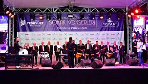 Yeşilyurt'taki sokak konserleri final yaptı
