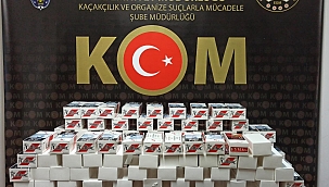 100 bin adet makaron ele geçirildi