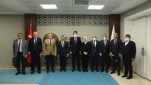 AKP Heyetinden Bakanlık ziyaretleri 