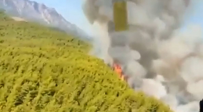 Antalya'da orman yangını 