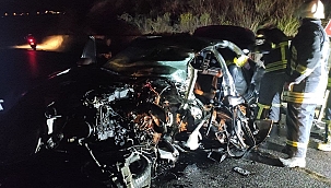 Aydın'da iki araç çarpıştı: 1 ölü! 