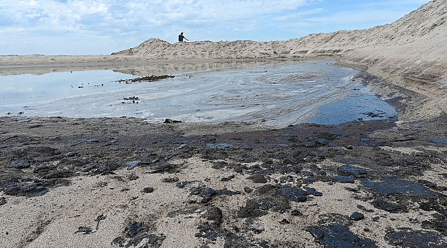 California kıyılarında petrol sızıntısı 