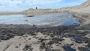 California kıyılarında petrol sızıntısı 