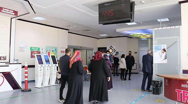 Covid polikliniği açık alana taşındı!