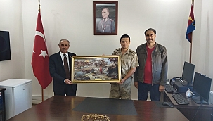 Gazilerden Jandarmaya ziyaret 