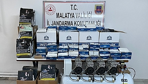 Kaçak sigara üretimi yapan iş yerine baskın 