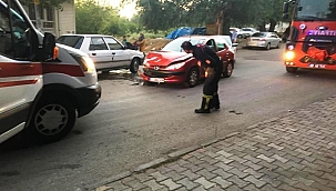 Kahta'da trafik kazası: 2 yaralı 