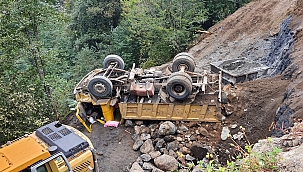 Kamyonet devrildi: 1 yaralı