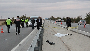 Karaman'da hız motoruyla feci ölüm 