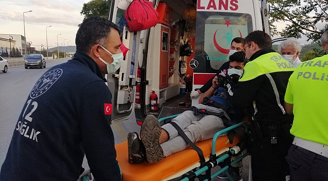 Menteşe'de trafik kazası: 1 yaralı 