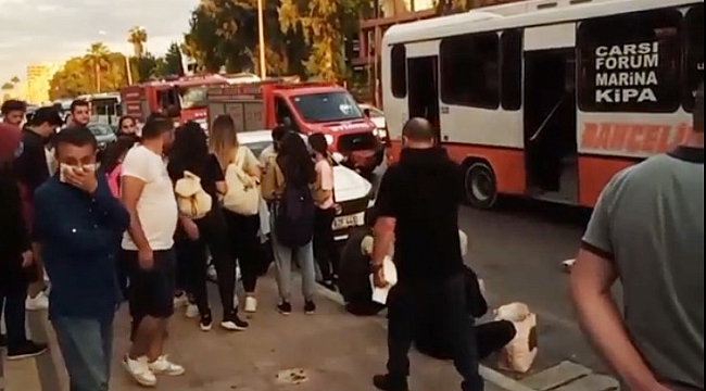 Mersin'de otobüsle minibüs çarpıştı: 20 yaralı 