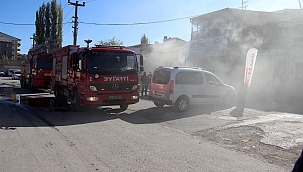 Otogaz servisinde faciadan dönüldü 