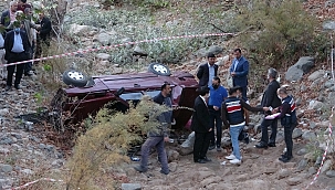 Otomobil köprüden aşağıya uçtu: 1 ölü 