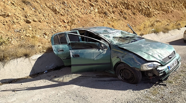 Doğanşehir'de trafik kazası 1 yaralı!