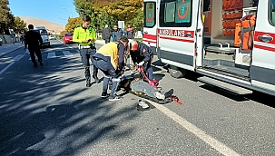 Otomobil yayaya çarptı: 1 ağır yaralı 