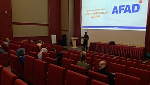 Sağlıkçılara afet eğitimi! 