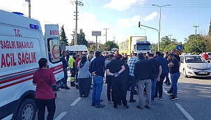 Samsun'da trafik kazası: 1 ağır yaralı 