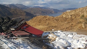 Tatvan'da devrildi: 1 yaralı