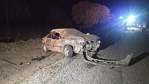 Uşak'ta feci kaza 2 kuzen hayatını kaybetti 