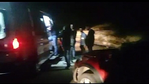 Virajı alamayan otomobil takla attı: 3 yaralı 