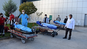 Hastanede yangın 'tatbikatı' yapıldı