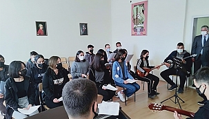 Yeşilyurt'ta liseye covid 19 denetimi 