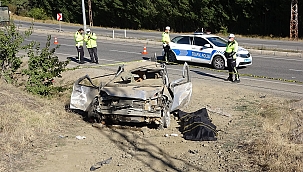 Yozgat'ta trafik kazası: 1 ölü 1 yaralı 