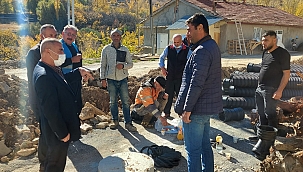 AK Partili Karadaş çalışmaları inceledi 