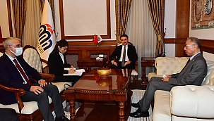 Büyükelçi Suzuki'den Vali Baruş'a ziyaret 