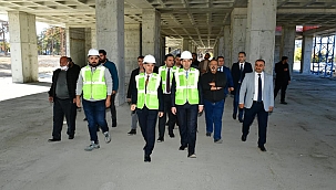 Yeni hizmet binasında sona doğru 