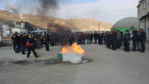 Malatya'da yangın ve kurtarma eğitimi