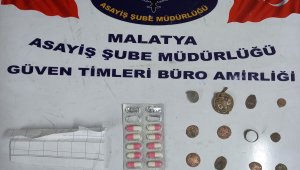 Şüphe üzerine yapılan aramada tarihi eser