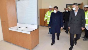 Başkan Gürkan Yeni Devlet Hastanesi inşaatında inceleme yaptı