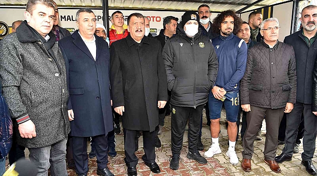 Gürkan'dan Yeni Malatyaspor'a destek ziyareti