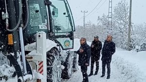 Başkan Kazgan karla mücadele çalışmalarını denetledi