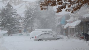 Darende'de de kar hayatı olumsuz etkiliyor
