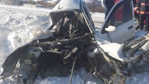 Doğanşehir'de trafik kazası: 1 yaralı 