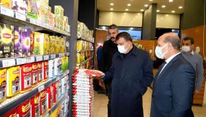 Gürkan Esenlik Süpermarketleri ziyaret etti