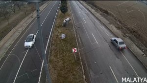 Trafik kazaları kameralara yansıdı