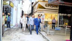 Başkan Gürkan'dan Kuyumcular Çarşısında inceleme