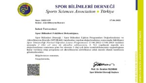 İnönü üniversitesi Spor Yöneticiliği bölümü akredite edildi