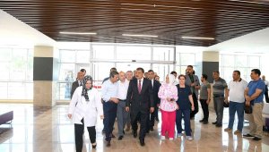Muhtarlardan Başkan Gürkan'a hastane teşekkürü