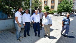 Çınar, yol yenileme çalışmasını inceledi