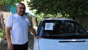 Kayısı talebine yetişemeyince aracını kayısı ile takas etme yoluna gitti