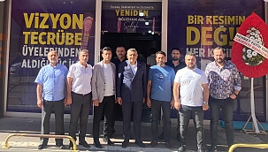 YMS Başkanı Yaman'dan Sadıkoğlu'nun Seçim Ofisine Ziyaret 