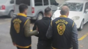 Uslanmaz hırsız kameralara yakalandı