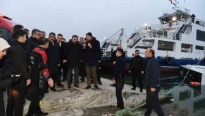 Baraja düşen yolcu otobüsünde arama çalışması tamamlandı