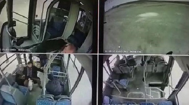 Gölete uçan otobüsün araç içi kamera görüntüleri ortaya çıktı