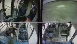 Gölete uçan otobüsün araç içi kamera görüntüleri ortaya çıktı